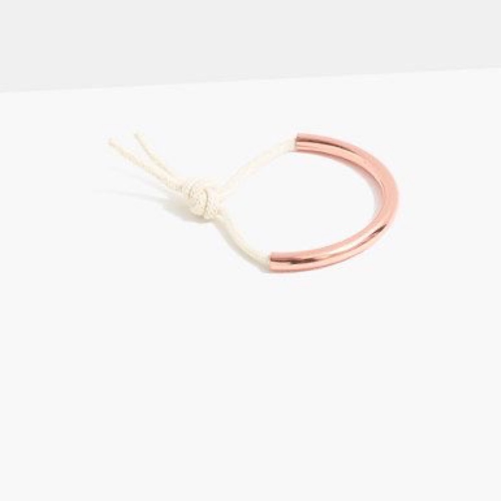 Madewell Maslo Age Bracelet Copper Rose Gold Pink